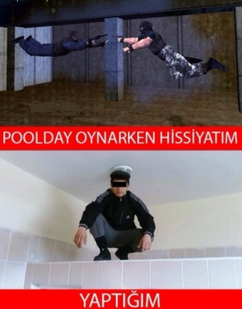 Kaç kere tuvalete pustuk....